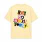 Áo Thun Relaxed Fit Not So Social Today Scrapped Notes