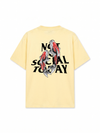 Áo Thun Relaxed Fit Not So Social Today Koi Harmony