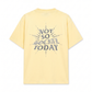 Áo Thun Relaxed Fit Not So Social Today Silver Glitter