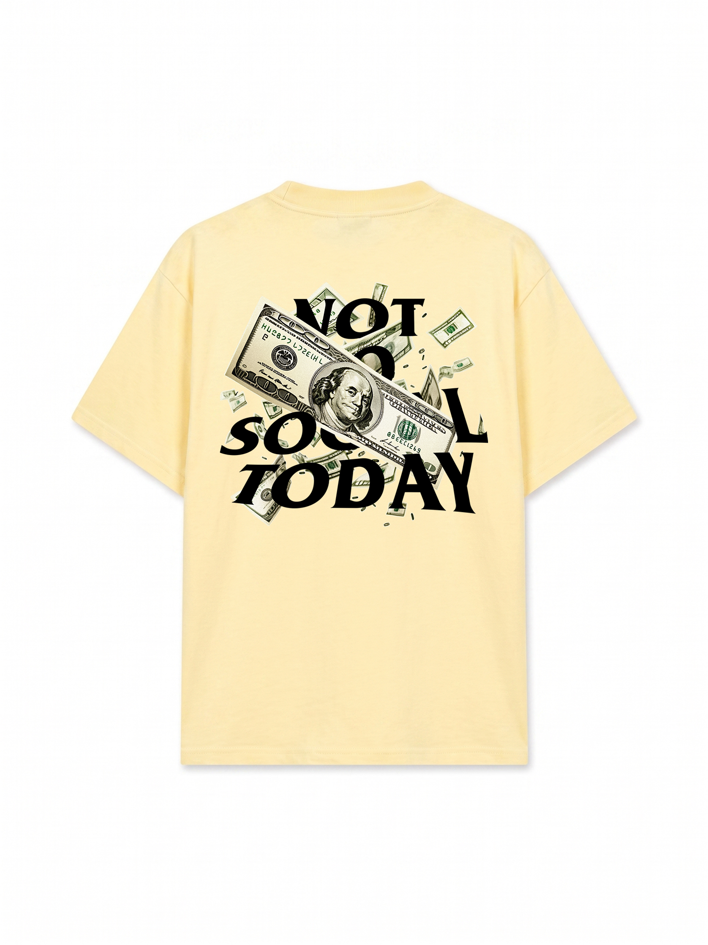 Áo Thun Relaxed Fit Not So Social Today Millionaires