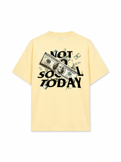 Áo Thun Relaxed Fit Not So Social Today Millionaires