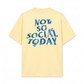 Áo Thun Relaxed Fit Not So Social Today Blue Dragon