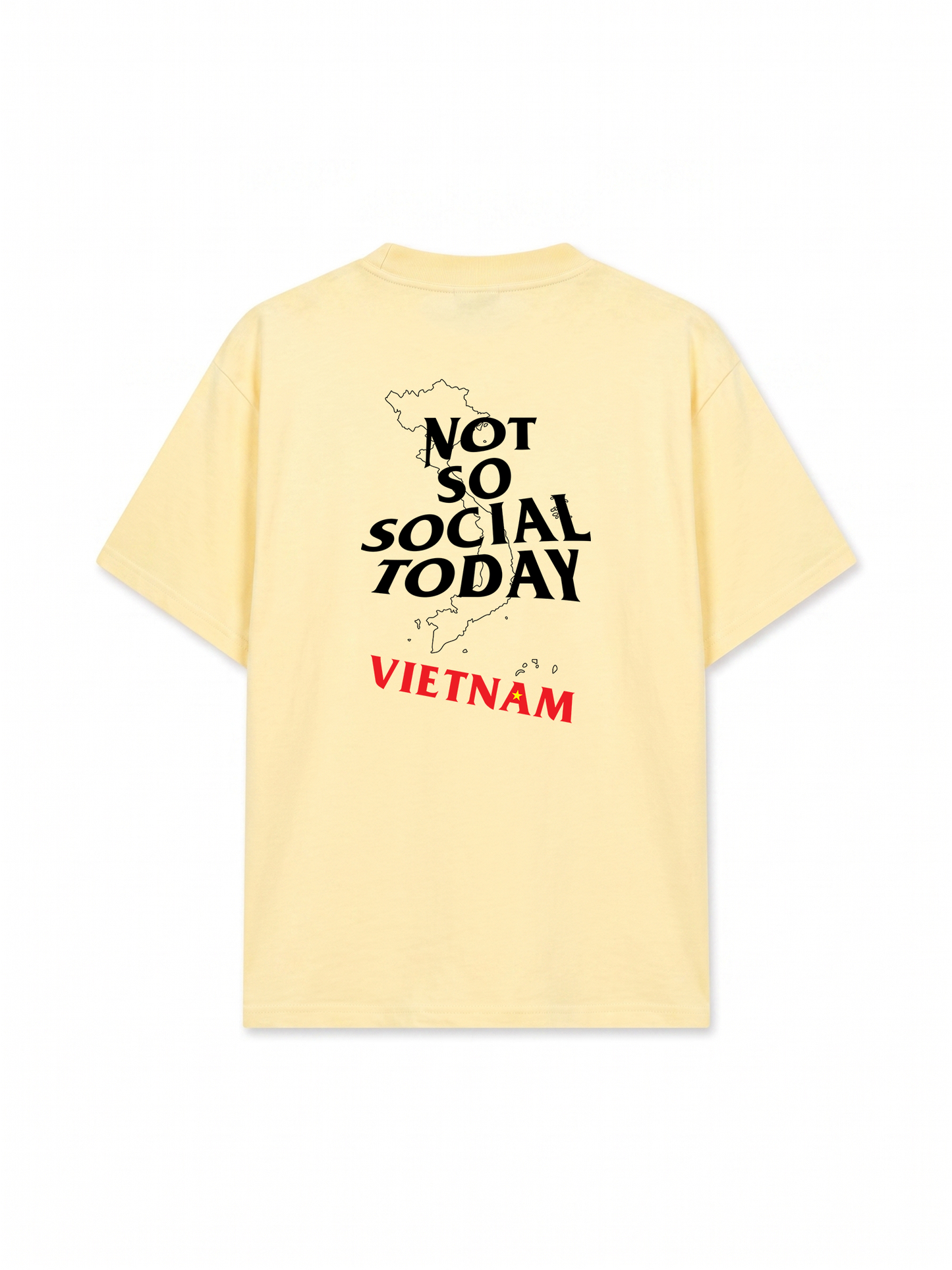 Áo Thun Relaxed Fit Not So Social Today Vietnam