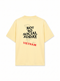 Áo Thun Relaxed Fit Not So Social Today Vietnam