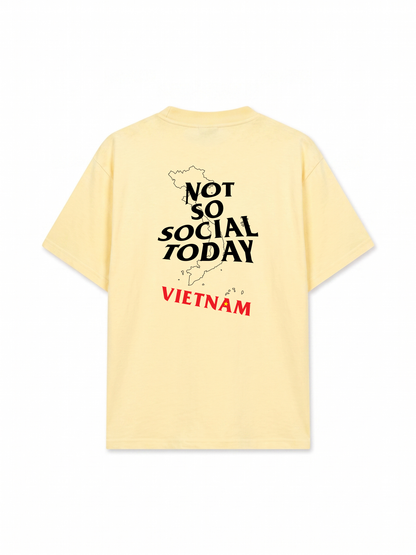 Áo Thun Relaxed Fit Not So Social Today Vietnam