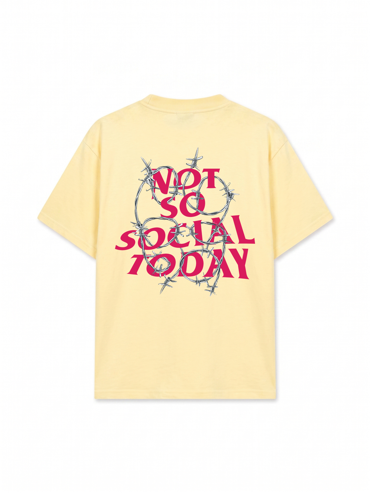 Áo Thun Relaxed Fit Not So Social Today Bobwire