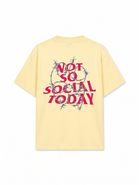 Áo Thun Relaxed Fit Not So Social Today Bobwire