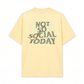 Áo Thun Relaxed Fit Not So Social Today Ripple