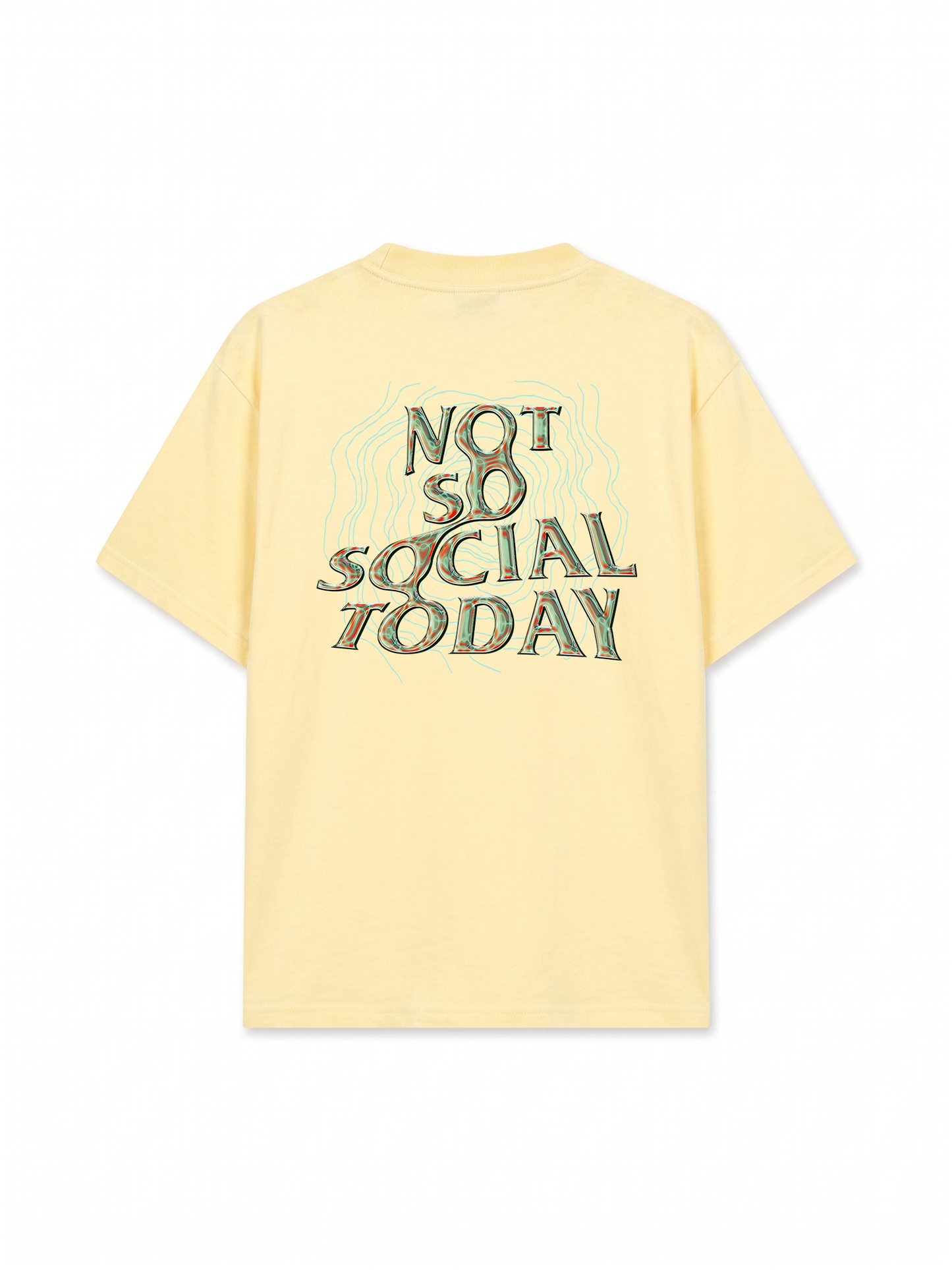 Áo Thun Relaxed Fit Not So Social Today Ripple