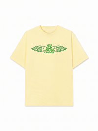 Áo Thun Relaxed Fit Not So Social Today Green Fire