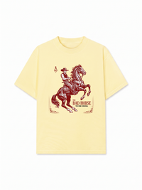 Áo Thun Relaxed Fit The Bad Horse Ace of Heart