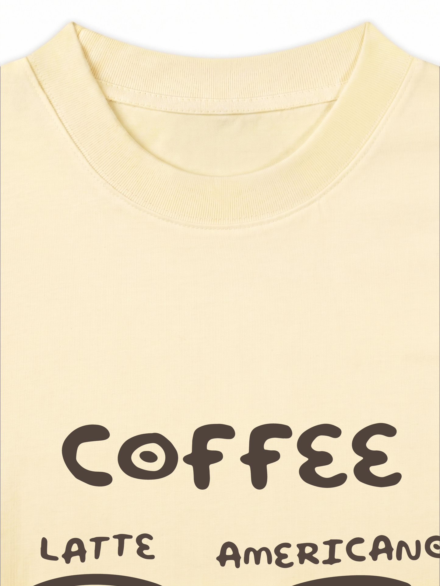 Áo Thun Relaxed Fit Latte Americano Capuccino Mocha