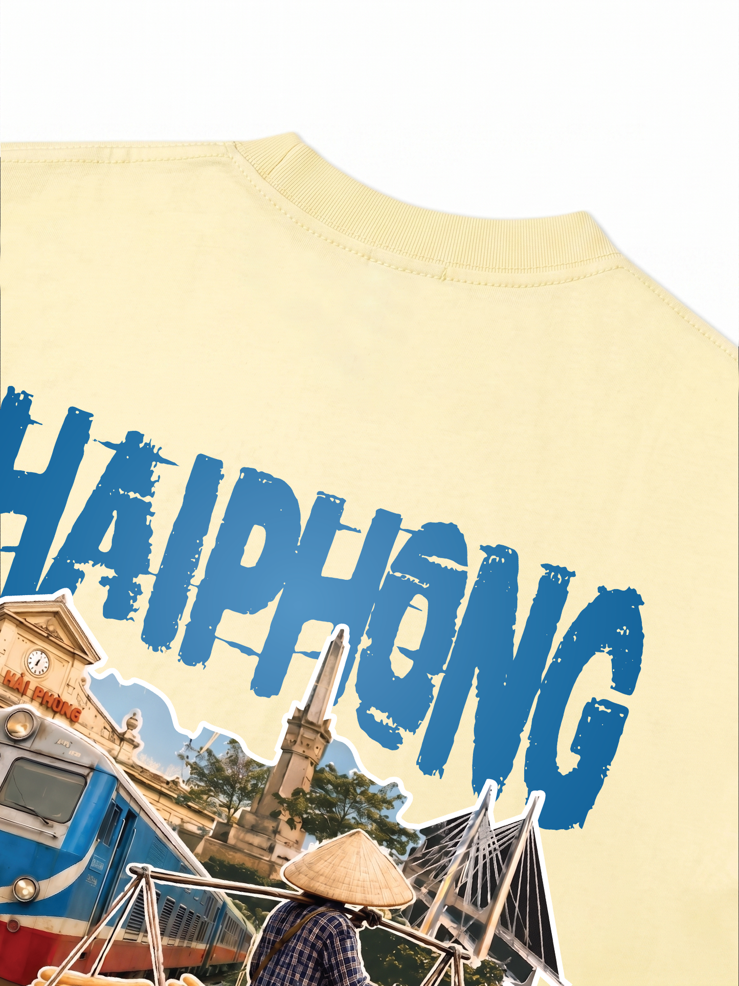 Áo Thun Relaxed Fit Vintage Hai Phong