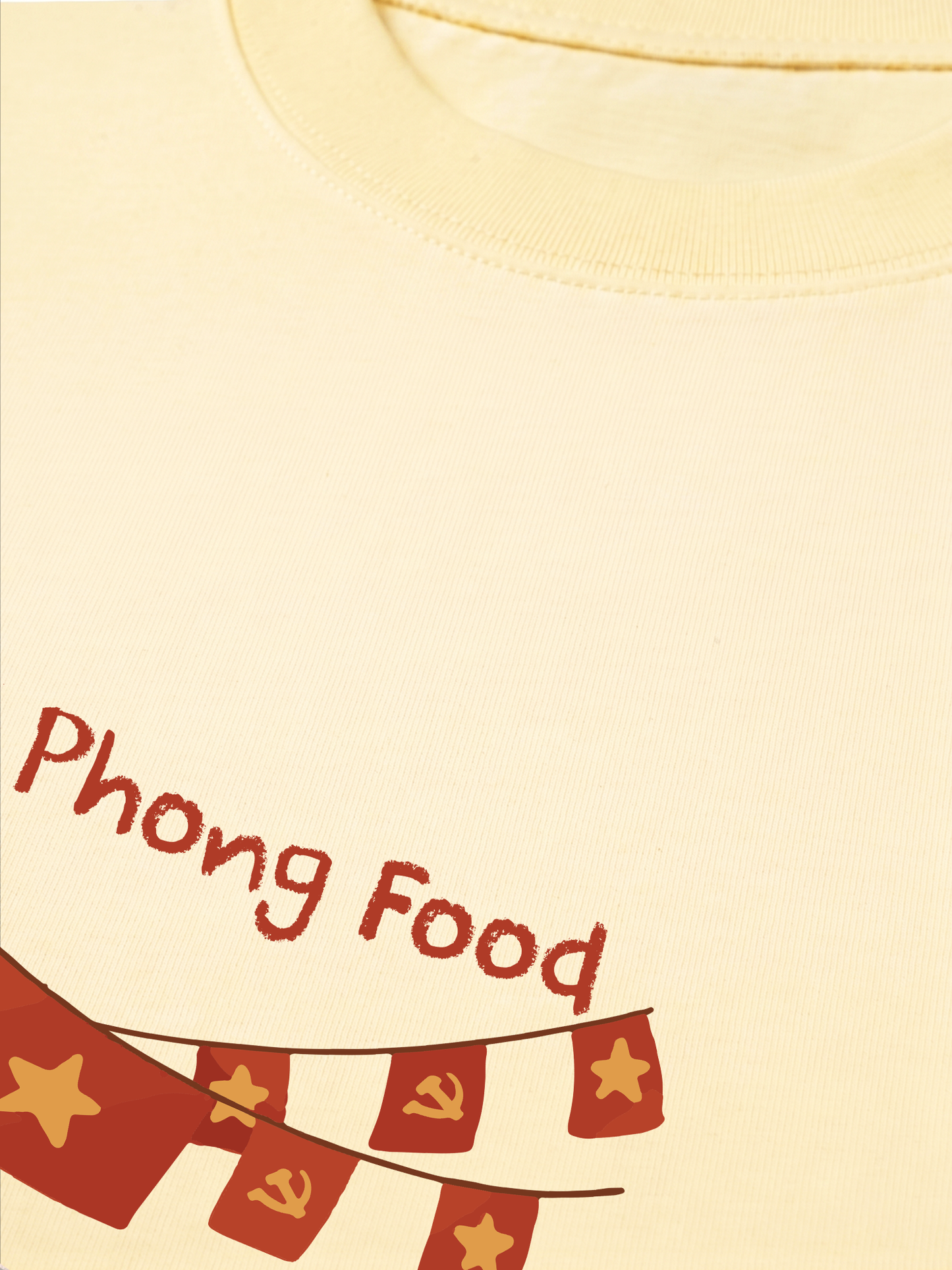 Áo Thun Relaxed Fit Hai Phong Food Phố Cột Đèn