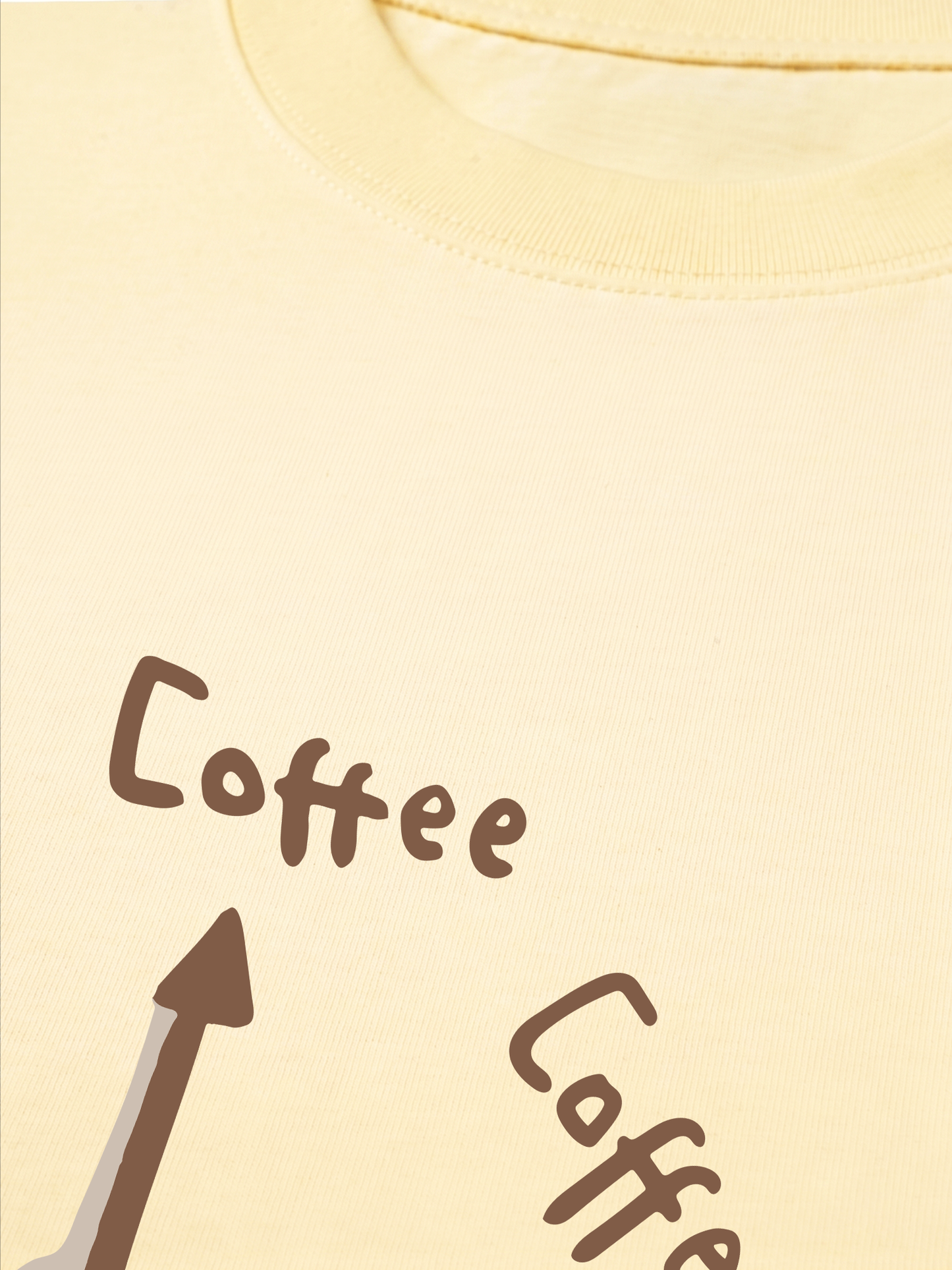 Áo Thun Relaxed Fit Coffee Clock