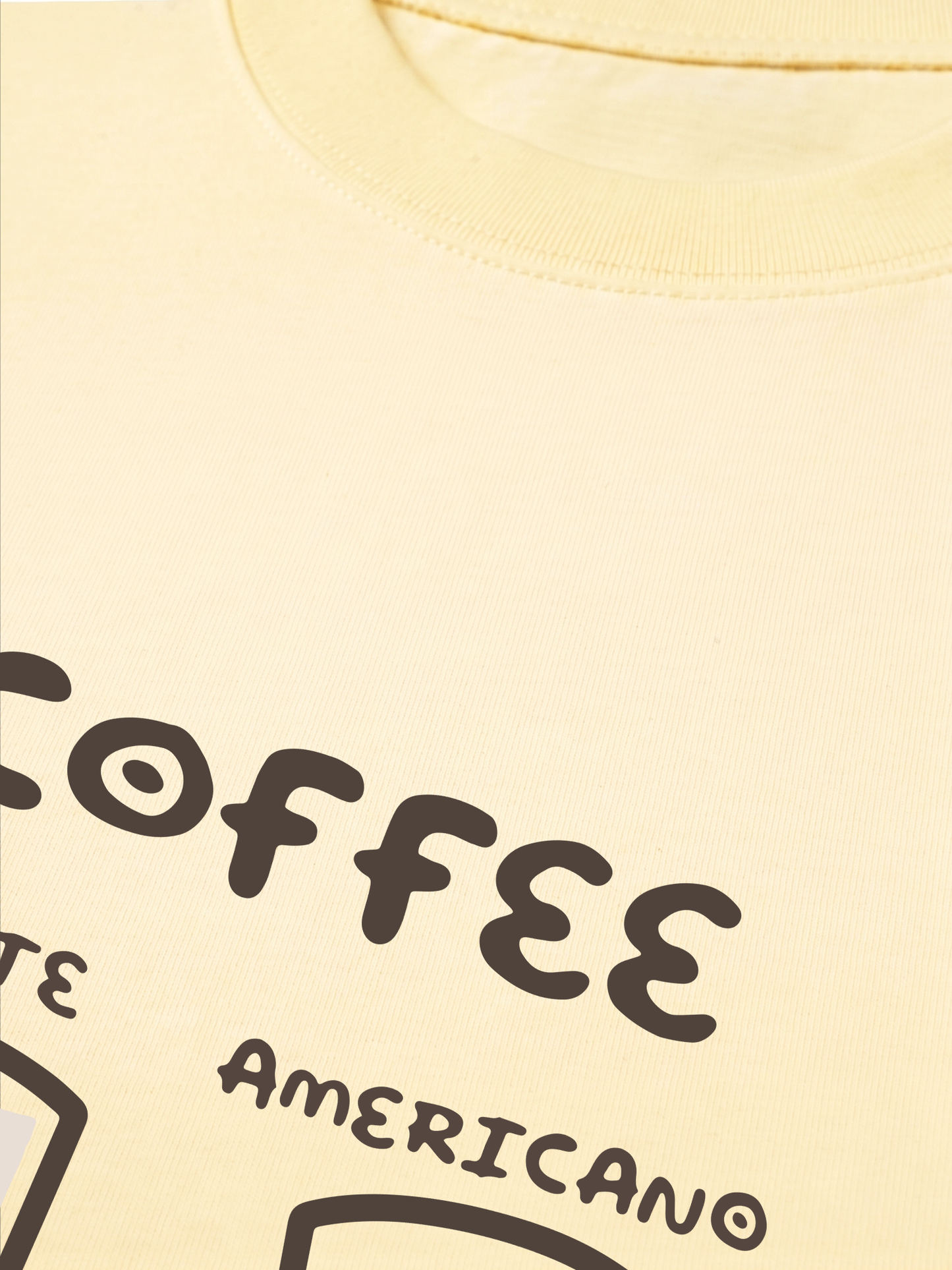 Áo Thun Relaxed Fit Latte Americano Capuccino Mocha