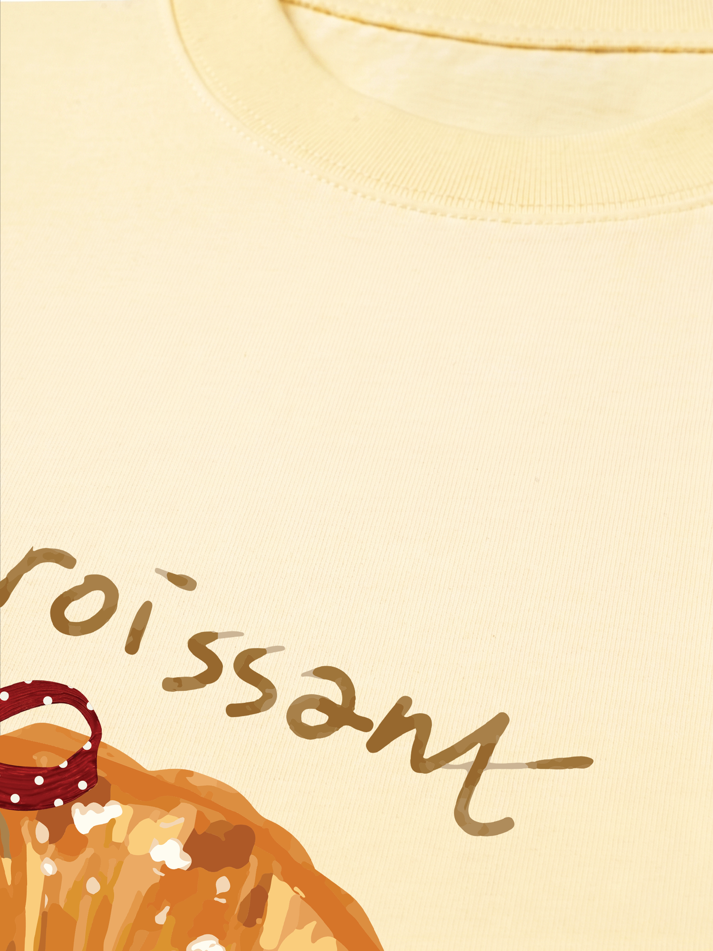 Áo Thun Relaxed Fit Croissant