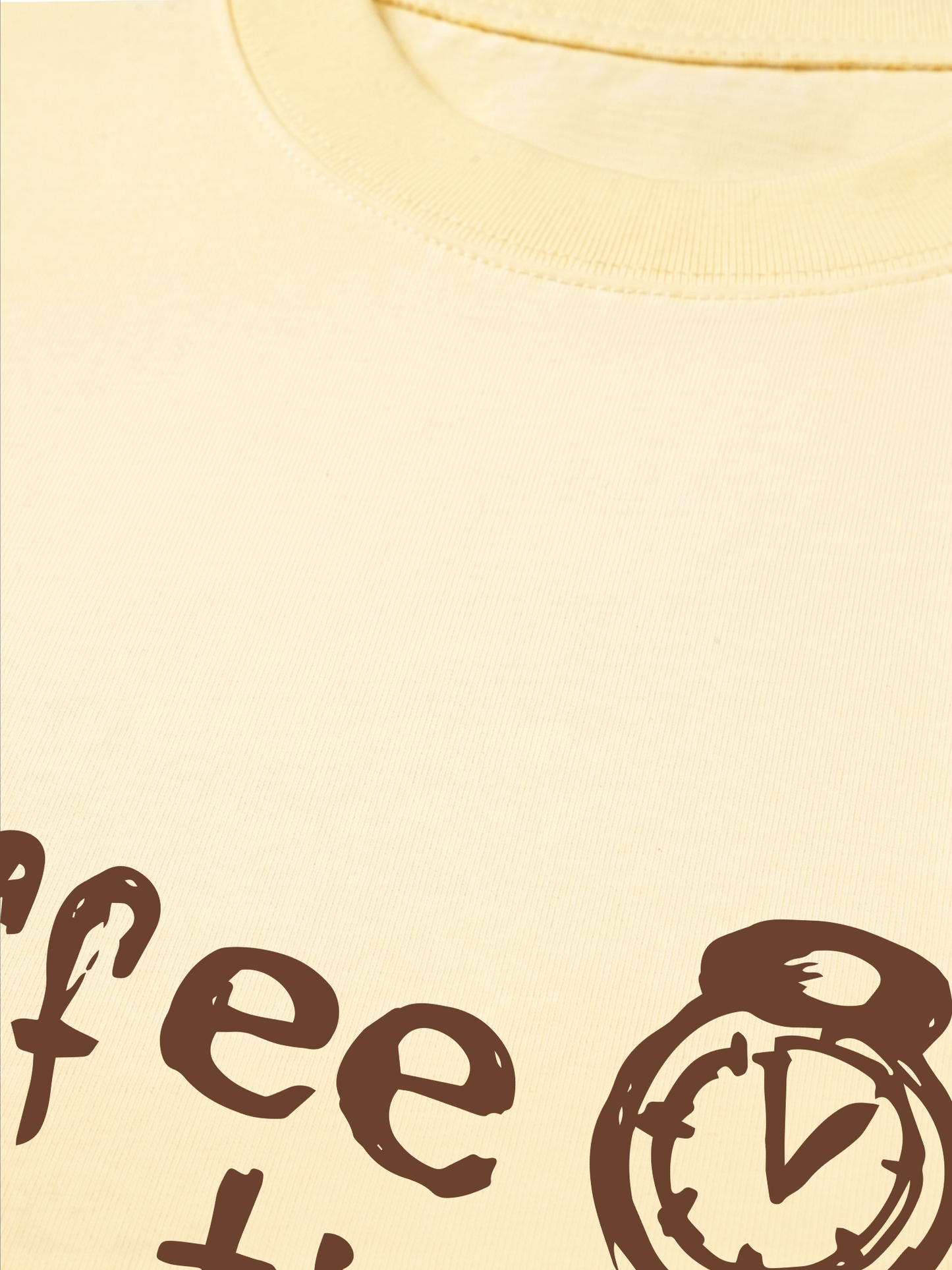 Áo Thun Relaxed Fit Coffee Time