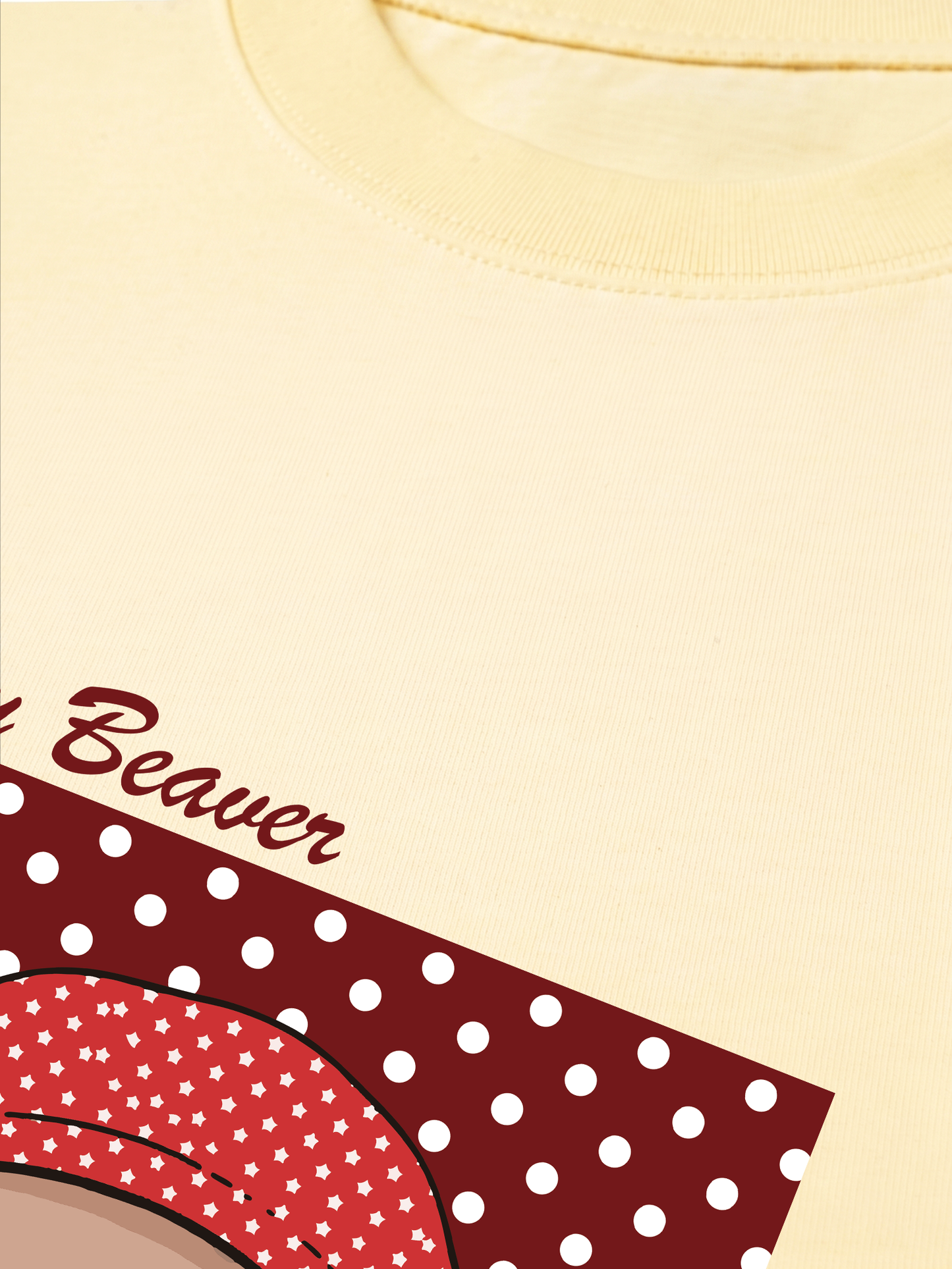 Áo Thun Relaxed Fit Animal Dotty Beaver