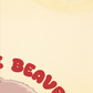Áo Thun Relaxed Fit Animal Red Cute Beaver