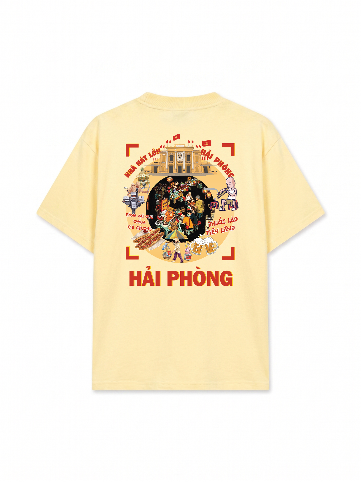 Áo Thun Relaxed Fit Hai Phong Street Life