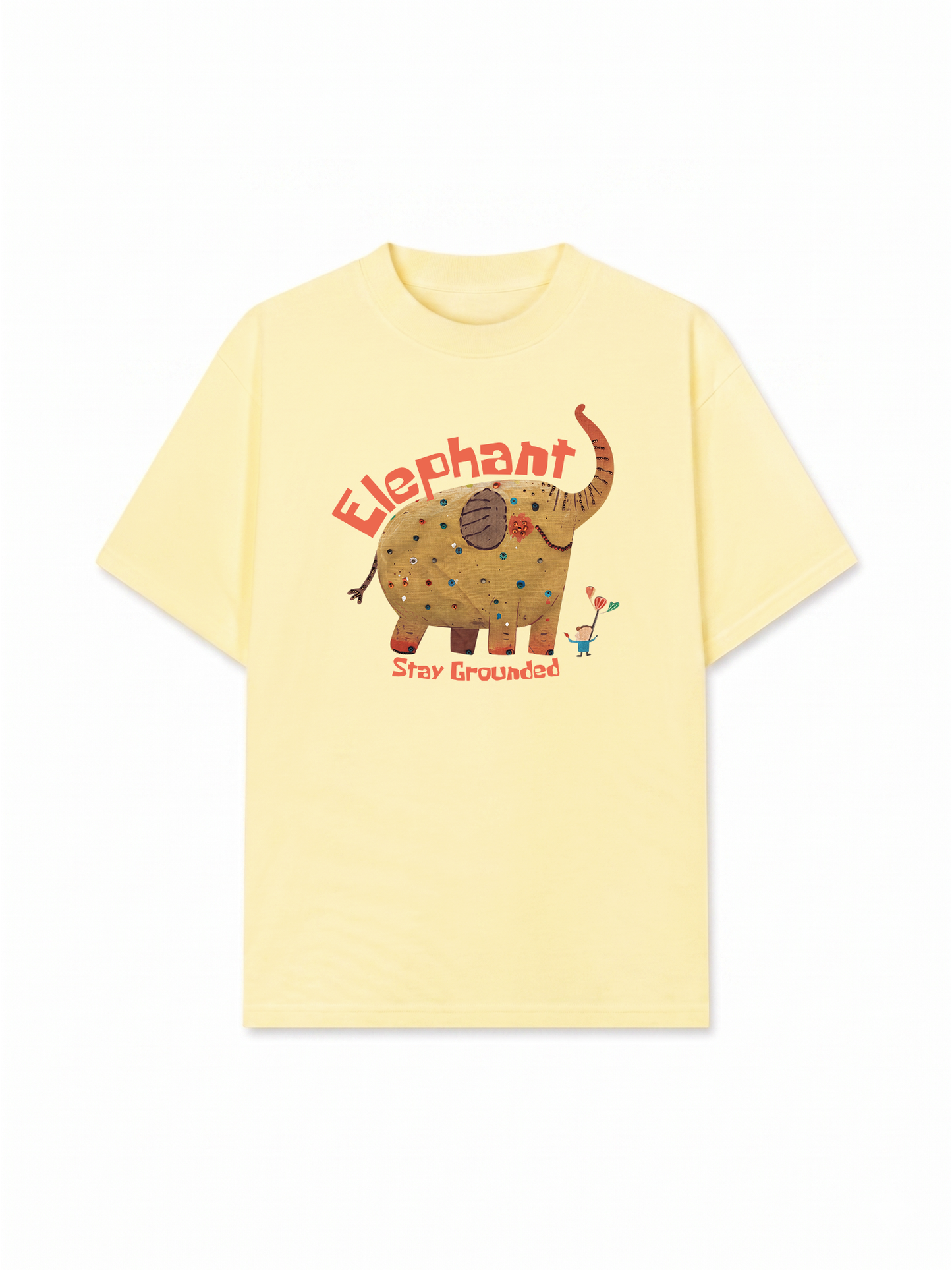 Áo Thun Relaxed Fit Animal Elephant