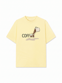 Áo Thun Relaxed Fit Coffee Battery