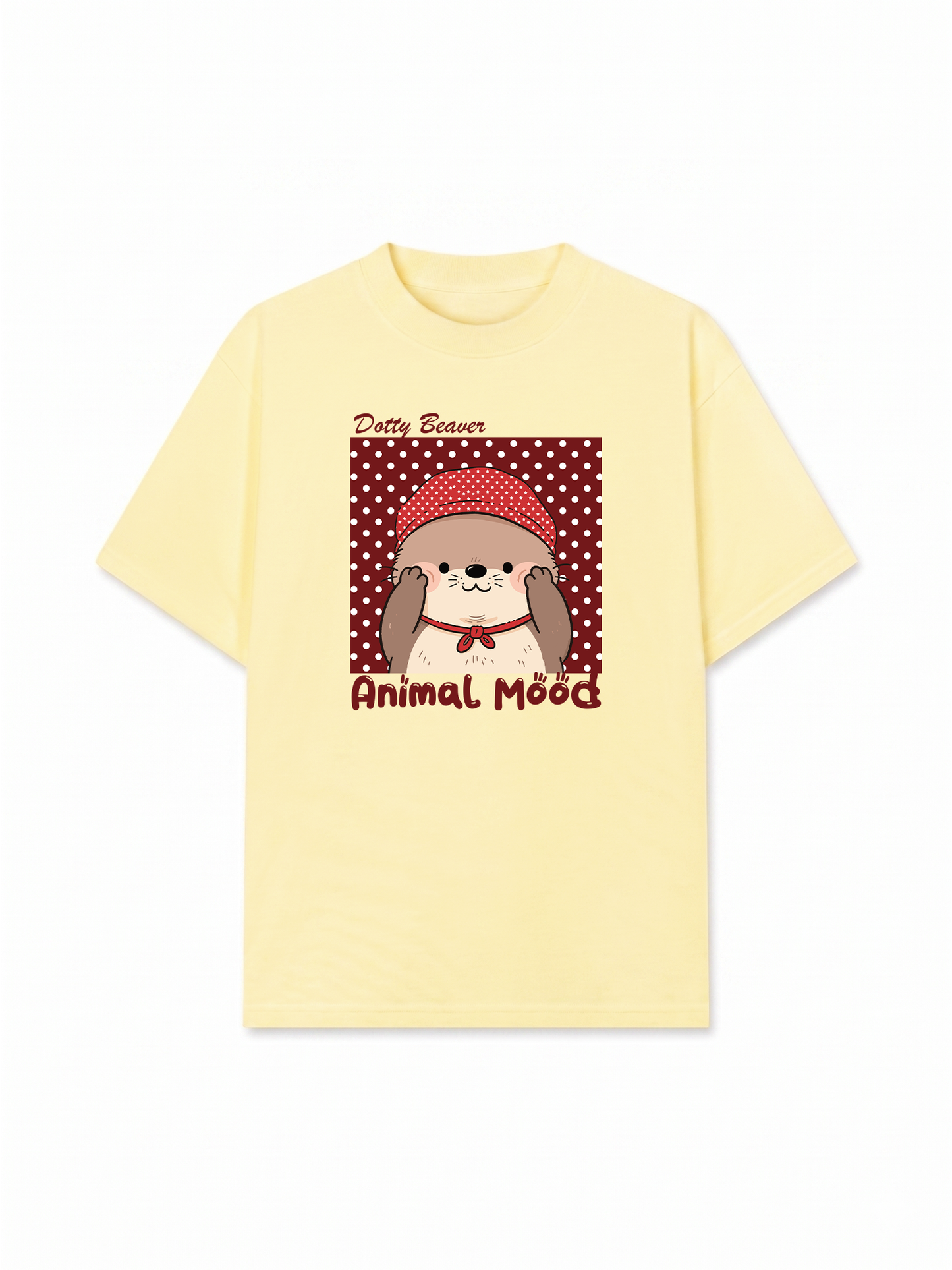 Áo Thun Relaxed Fit Animal Dotty Beaver
