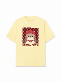 Áo Thun Relaxed Fit Animal Dotty Beaver