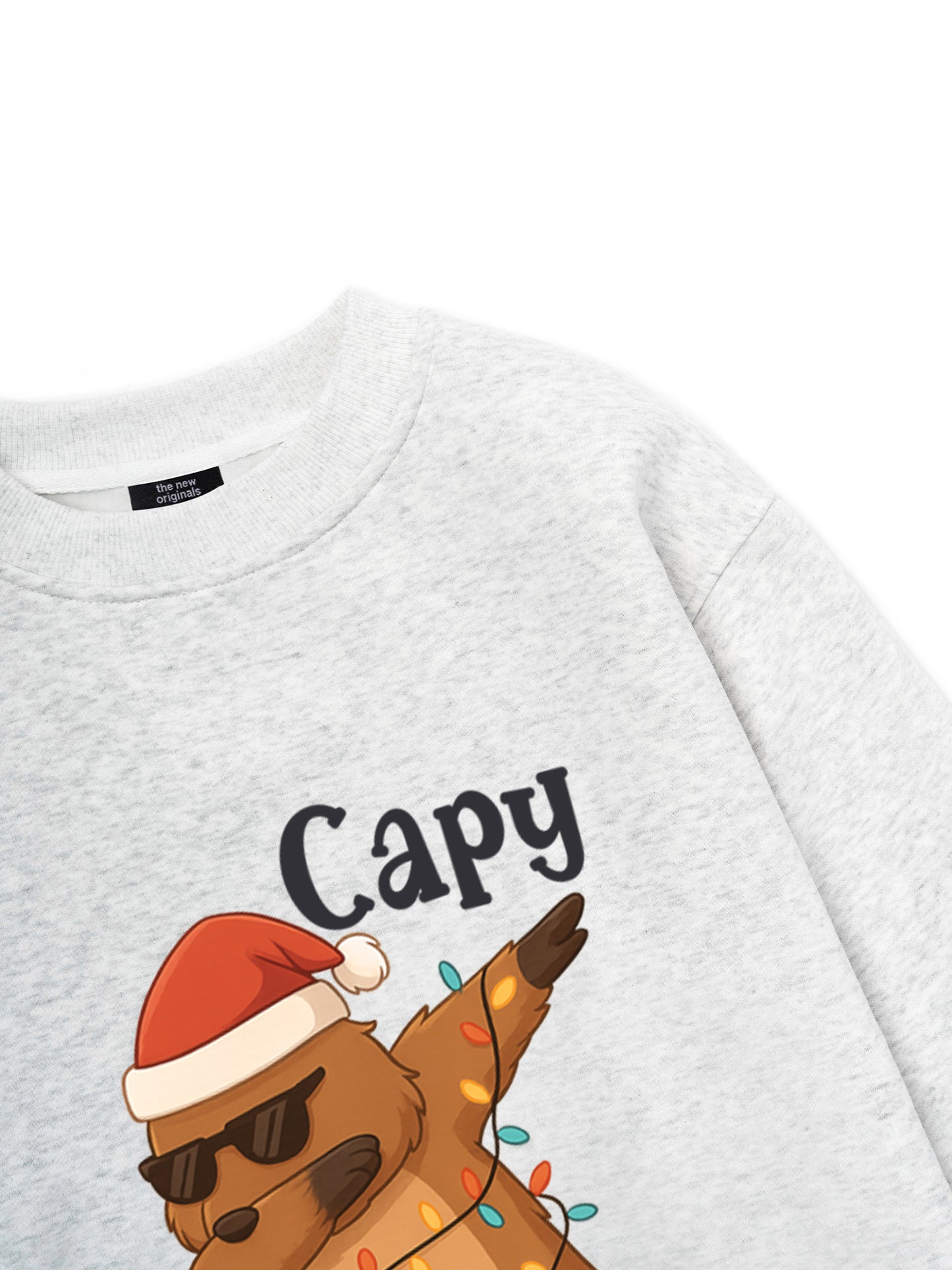 Capy Christmas Dab  Sweater