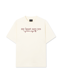 Áo Thun Relaxed Fit My Heart Say Yes