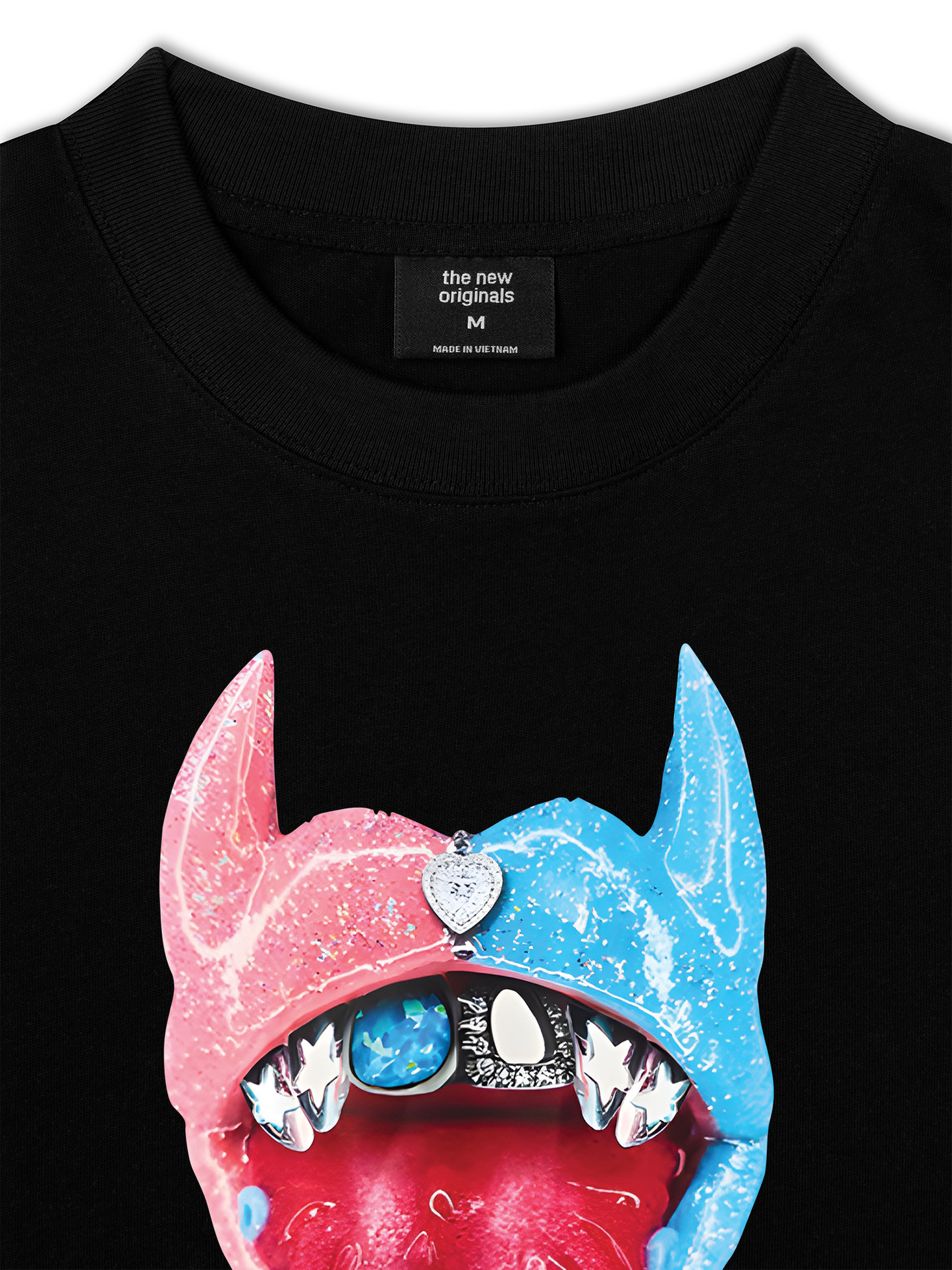 Áo Thun Relaxed Fit BOUNCE BACK© Two-Tone Devil Lip