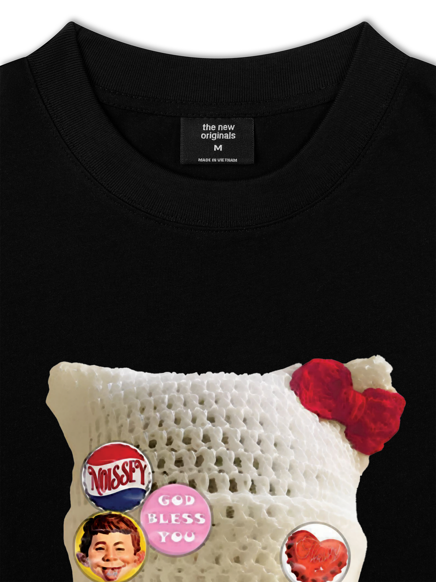 Áo Thun Relaxed Fit Badge DIY! Bad Boy's Woolen Hat