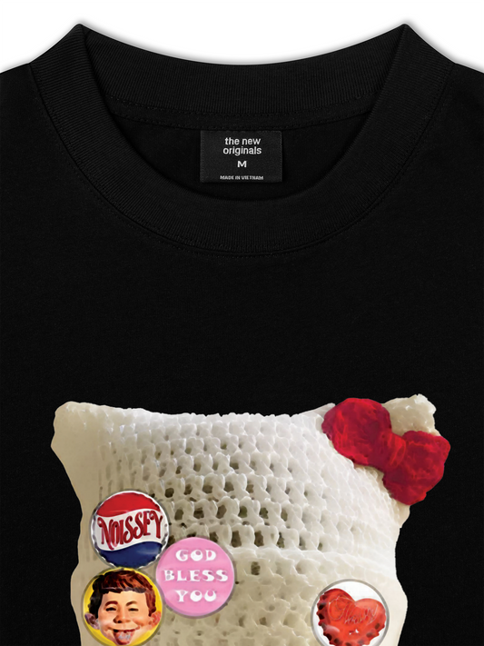 Áo Thun Relaxed Fit Badge DIY! Bad Boy's Woolen Hat