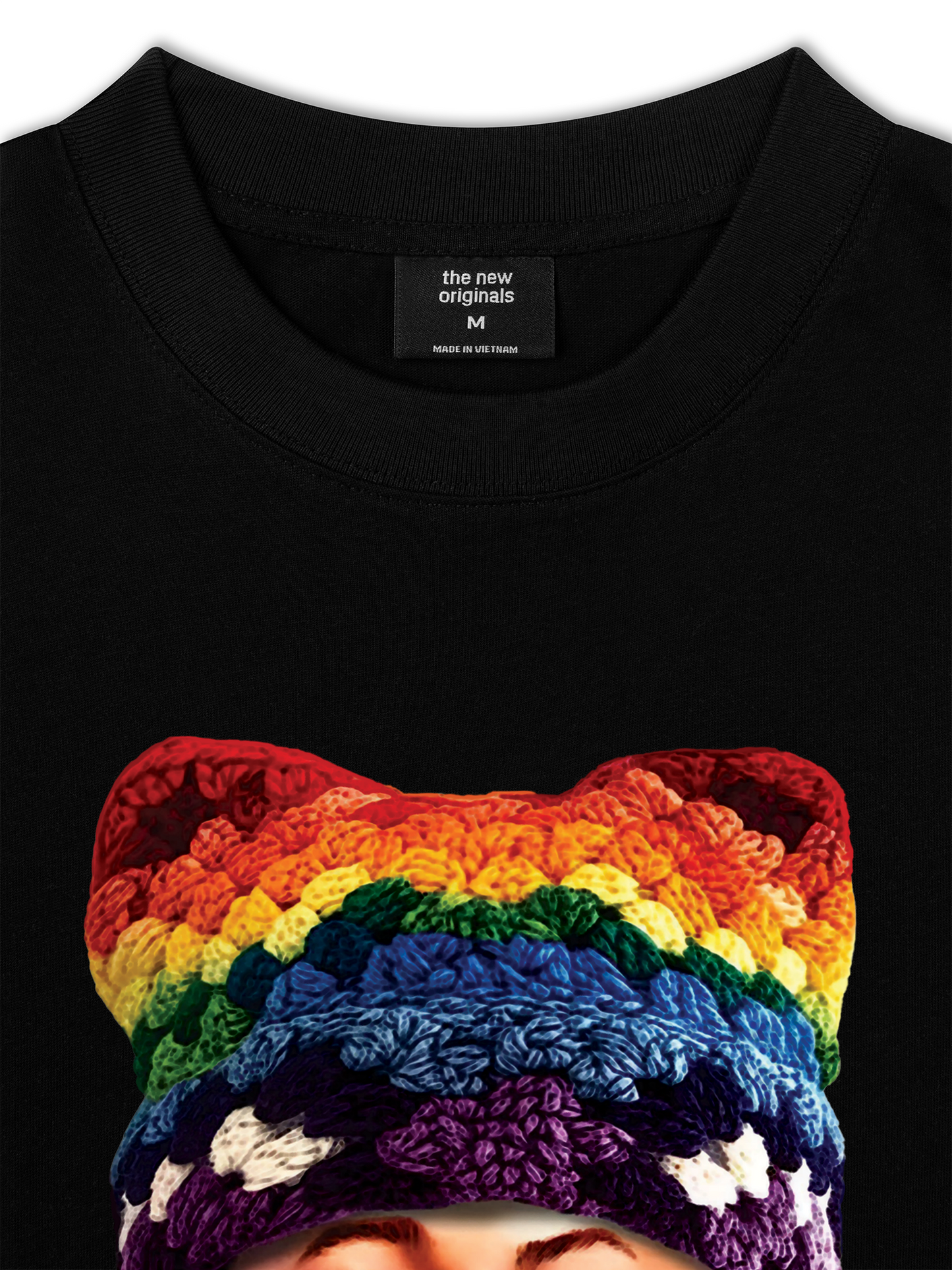 Áo Thun Relaxed Fit Bad Boy & Rainbow Crochet Hat