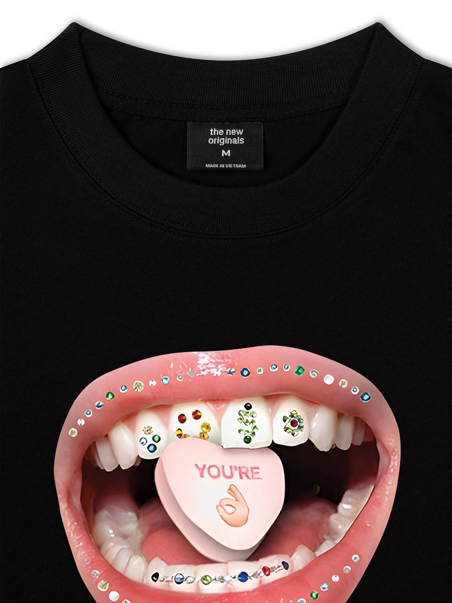 Áo Thun Relaxed Fit Diamond Grills Pills