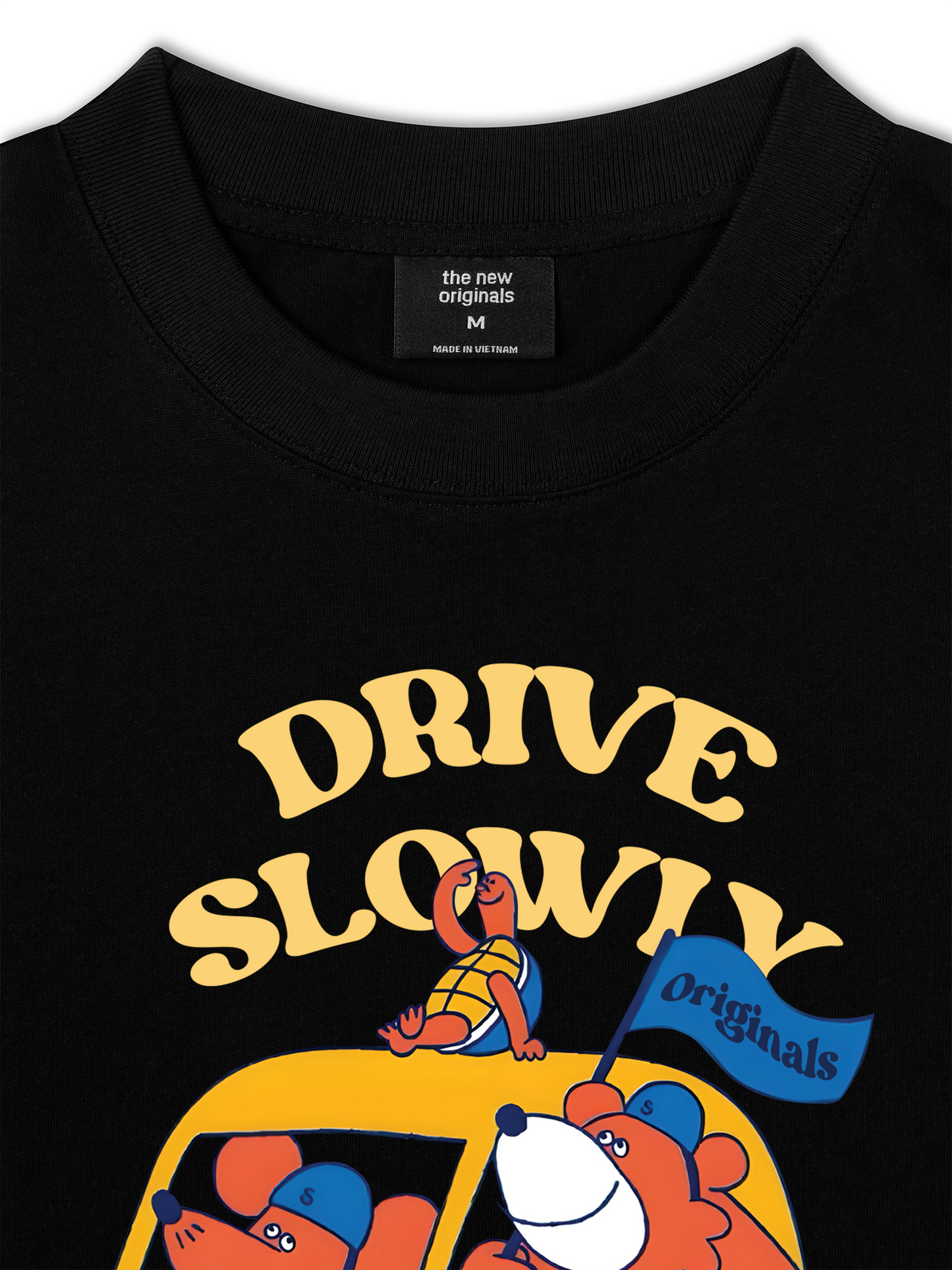 Áo Thun Relaxed Fit Drive Slowly