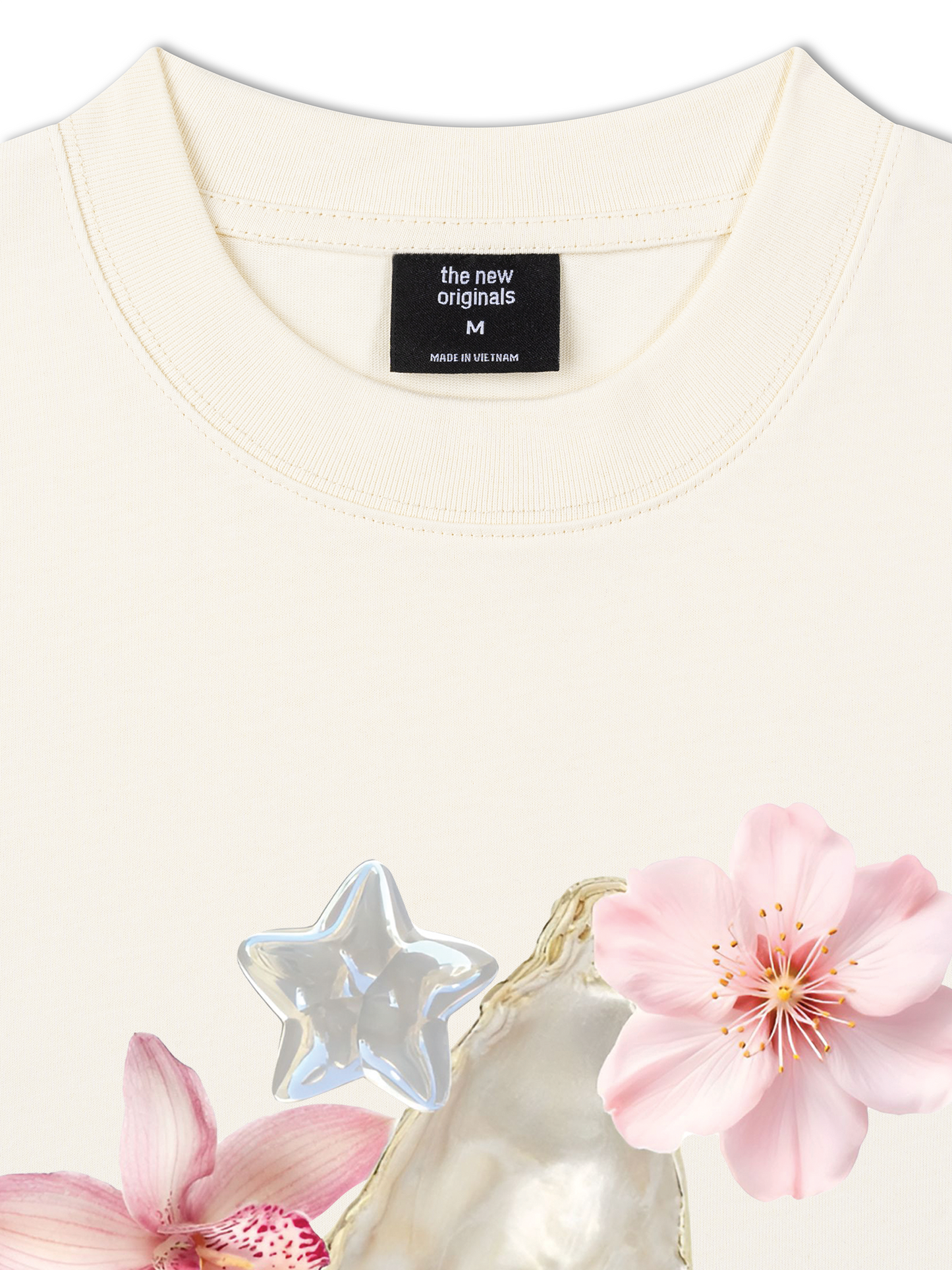 Áo Thun Relaxed Fit Pearl Bloom