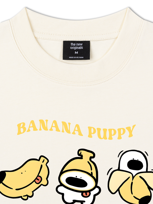 Áo Thun Relaxed Fit Banana Puppy