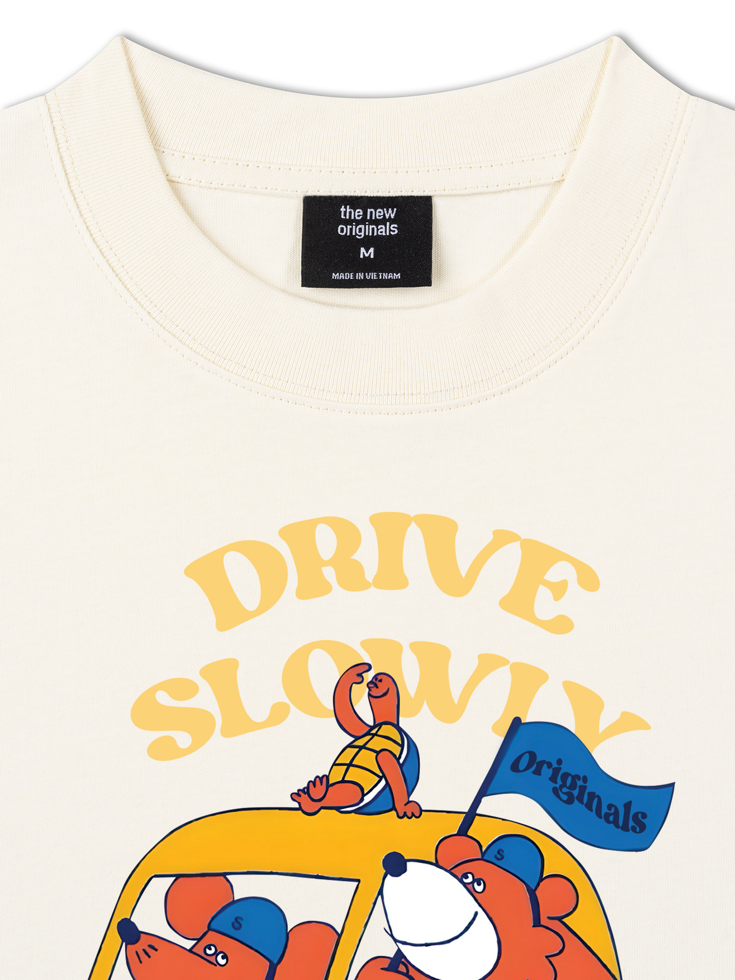 Áo Thun Relaxed Fit Drive Slowly