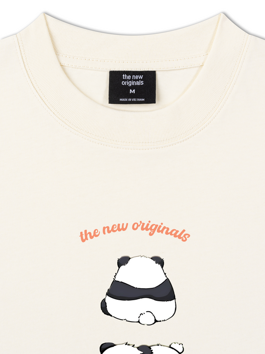 Áo Thun Relaxed Fit Panda Moooood