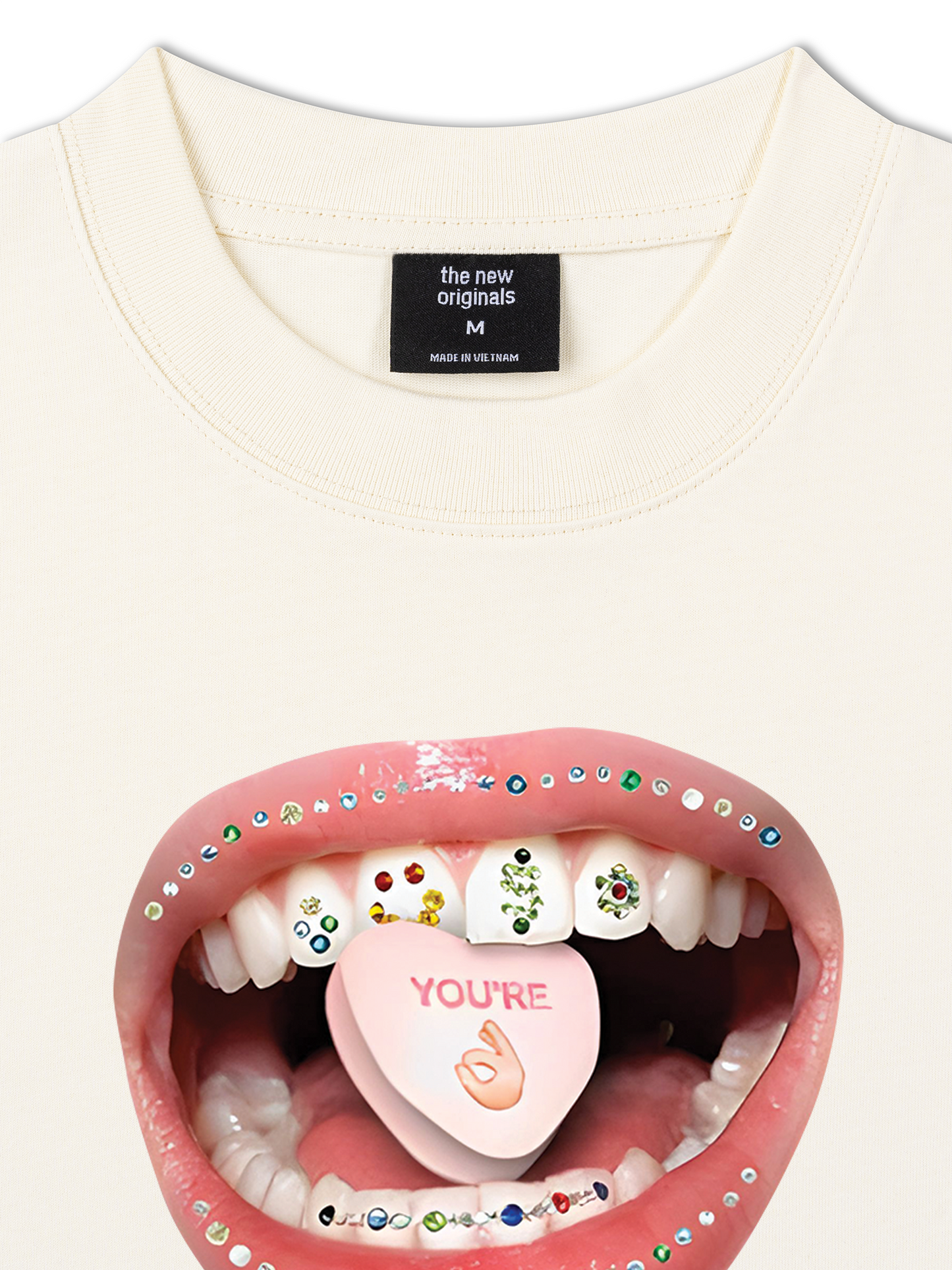 Áo Thun Relaxed Fit Diamond Grills Pills