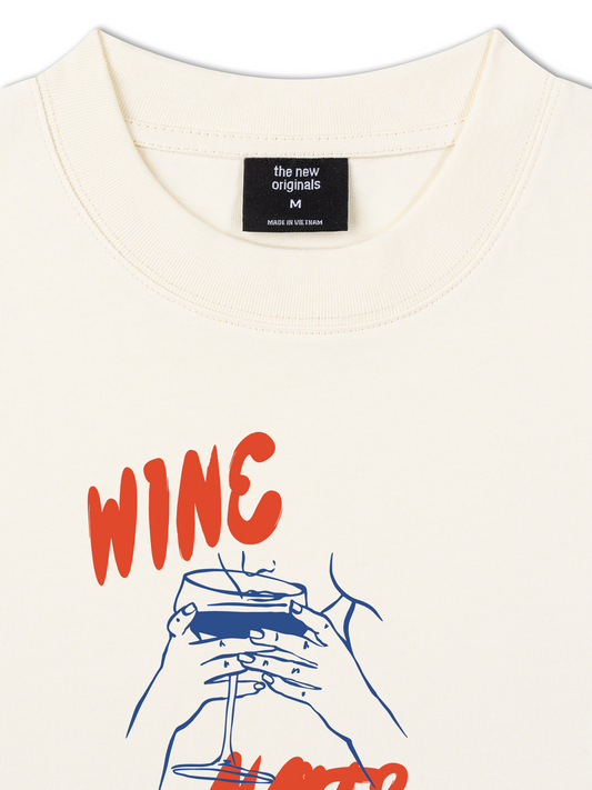 Áo Thun Relaxed Fit WINE NOT