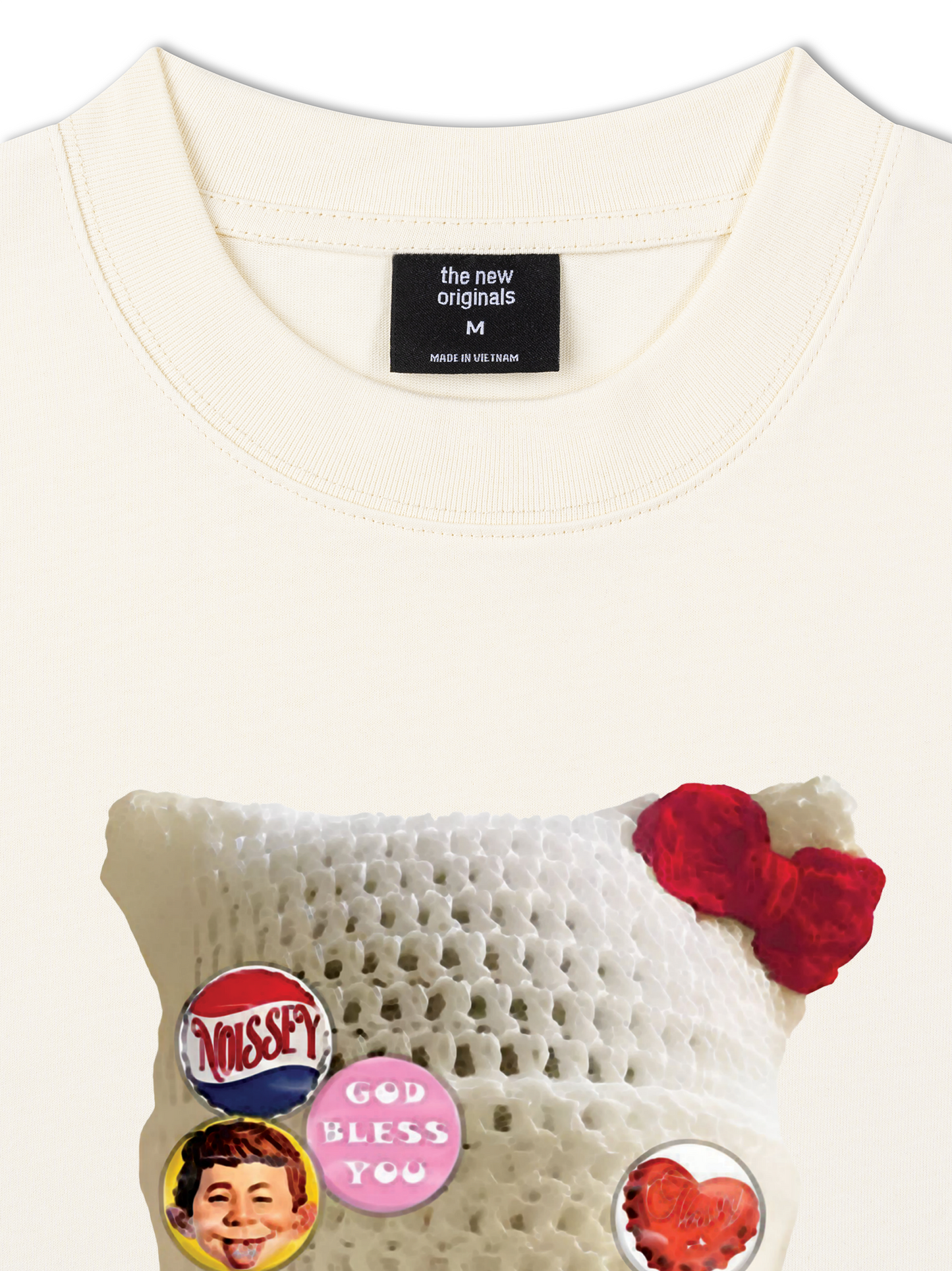 Áo Thun Relaxed Fit Badge DIY! Bad Boy's Woolen Hat