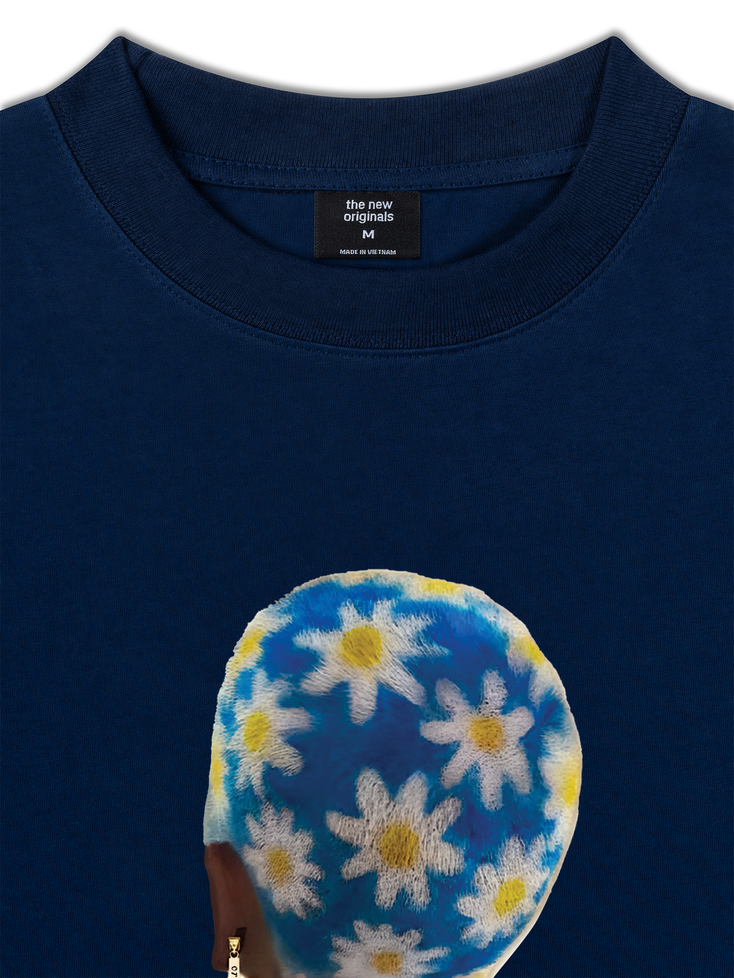 Áo Thun Relaxed Fit Blue Daisy Hairstyle