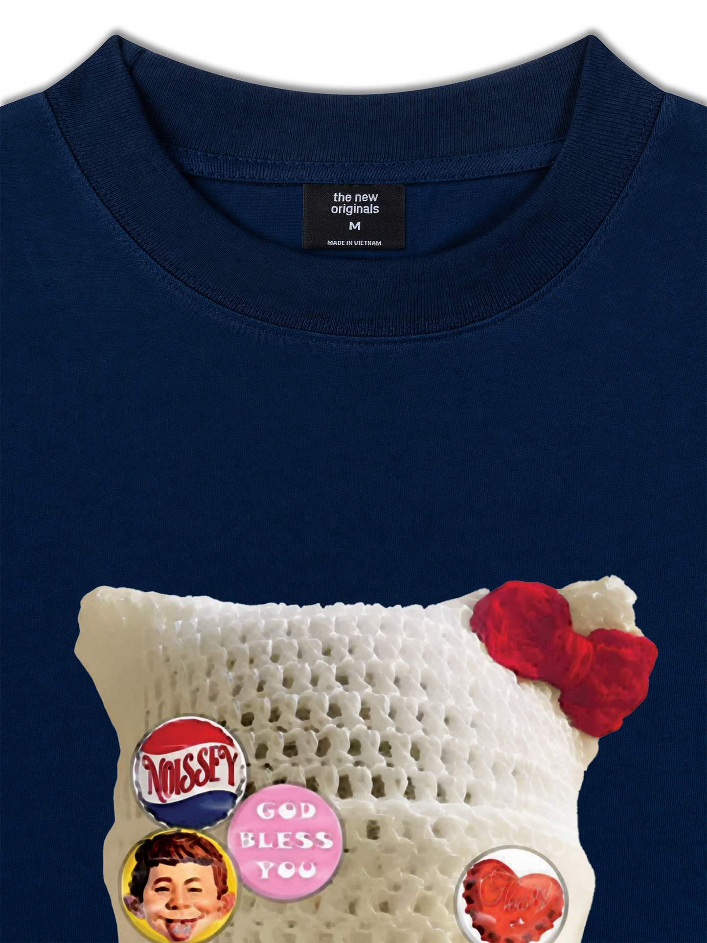 Áo Thun Relaxed Fit Badge DIY! Bad Boy's Woolen Hat
