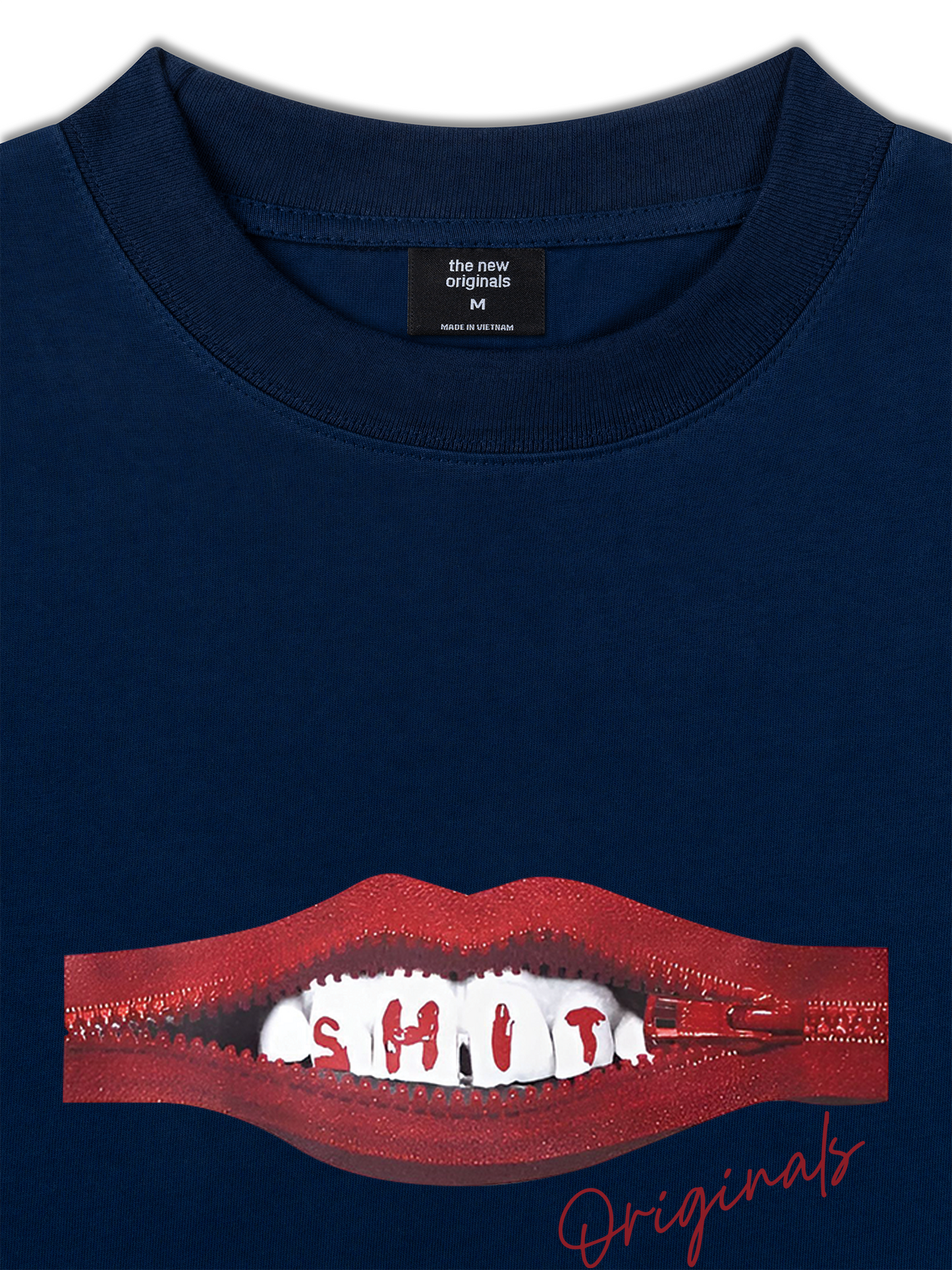 Áo Thun Relaxed Fit Teeth Zip Classic