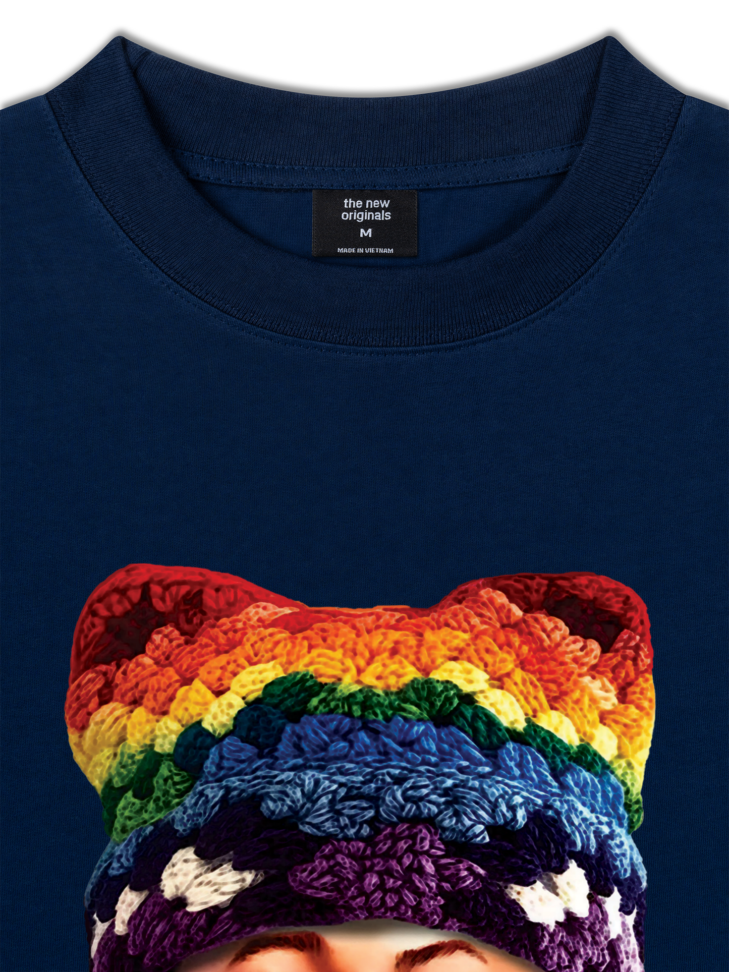 Áo Thun Relaxed Fit Bad Boy & Rainbow Crochet Hat