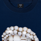 Áo Thun Relaxed Fit Art Pearl Lip Black