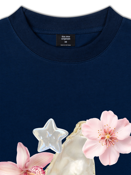 Áo Thun Relaxed Fit Pearl Bloom